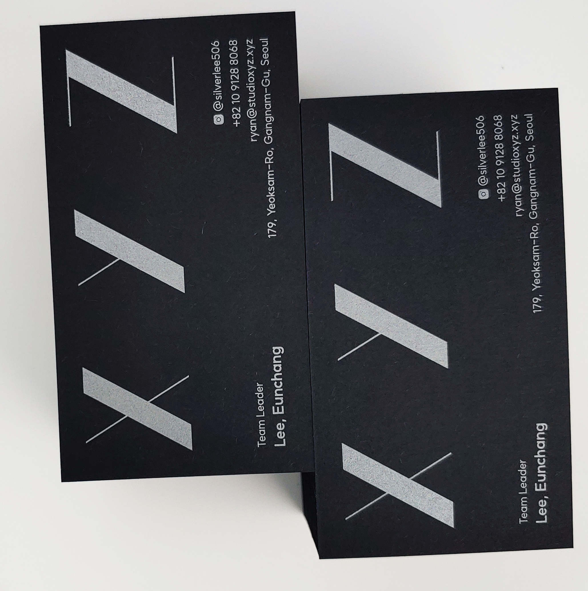 [고품격명함] 매트블랙 380g