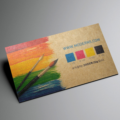 [수입지명함] 크라프트팩 250g