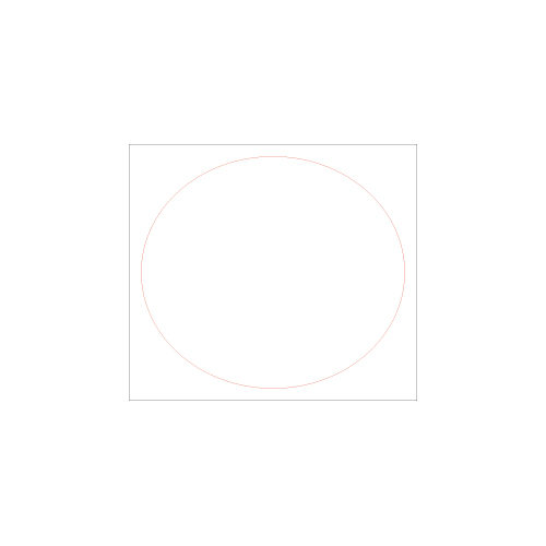 [일반스티커] 타원형 스티커 85x75mm